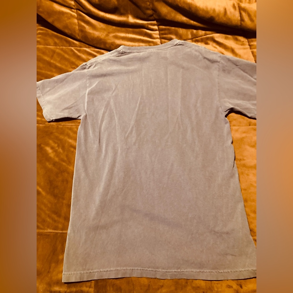 Blue 'New Yorkie' Graphic T-Shirt, comfort colors brand, size medium - Picture 2 of 5